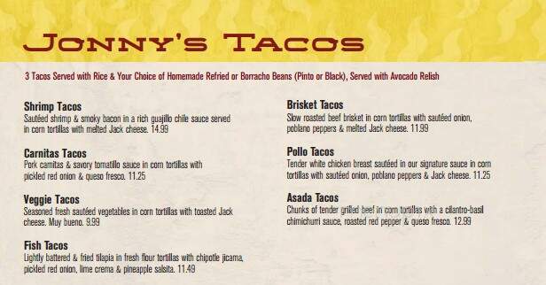 Christina's Fine Mexican Restaurant - Forney, TX menu_pic