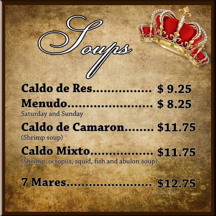 Los Reyes Mexican Food - Coalinga, CA menu_pic