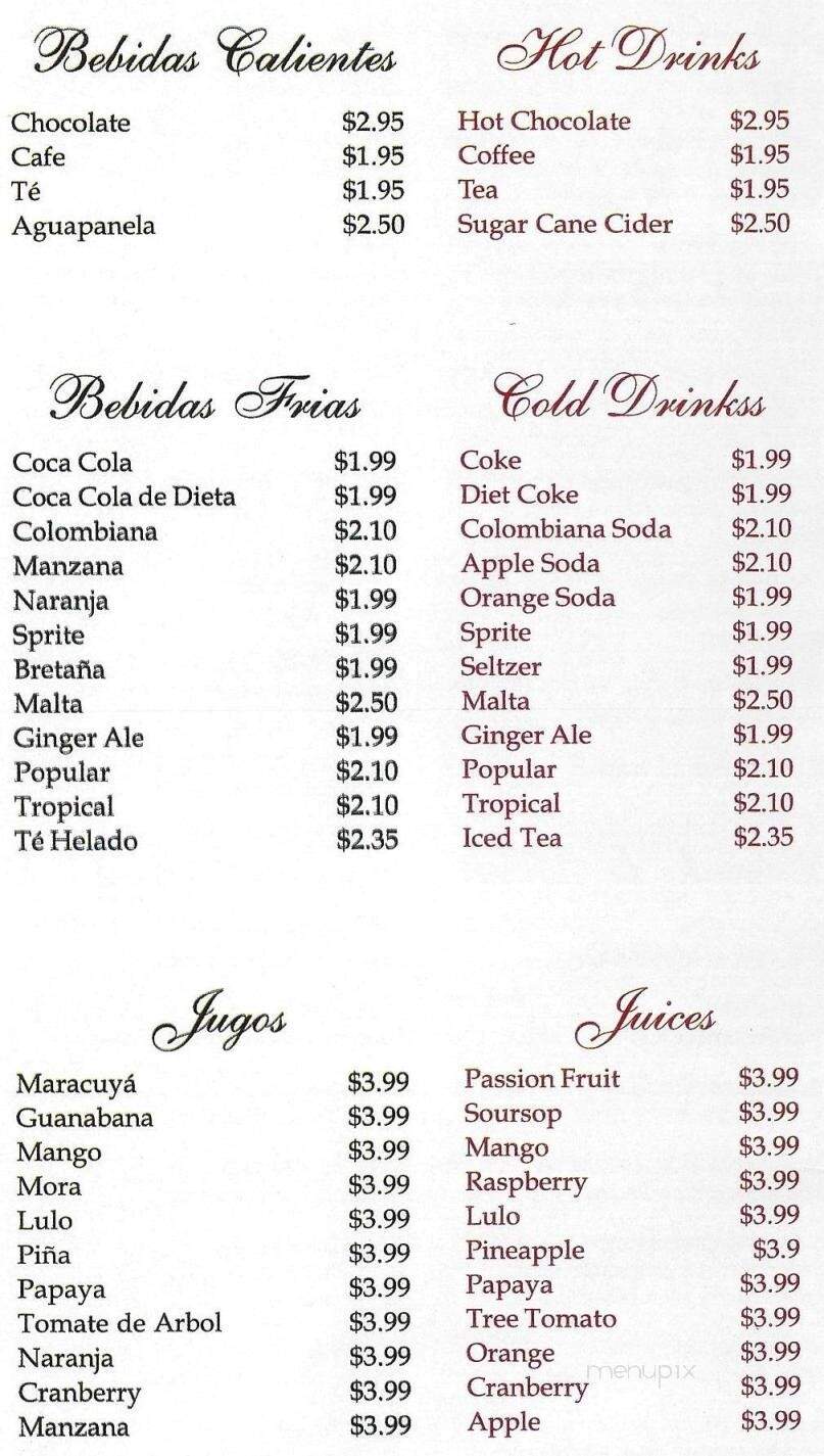 Parador Latino - Lindenhurst, NY menu_pic