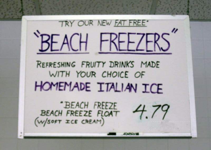 Beach Plum Ice Cream Parlor - Bradley Beach, NJ menu_pic