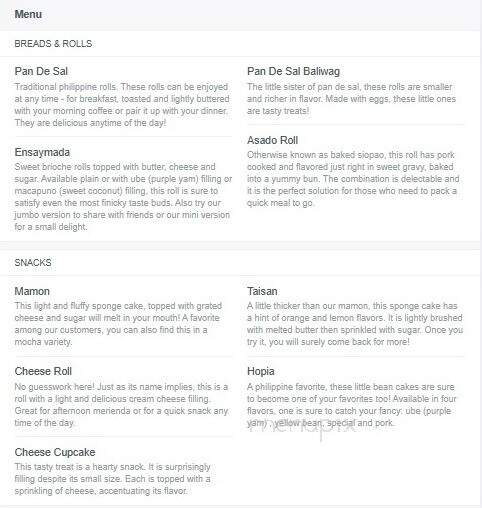 Christine's Bake Shop - North Plainfield, NJ menu_pic