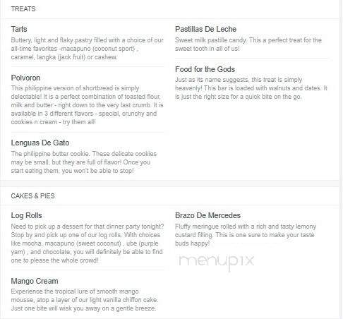 Christine's Bake Shop - North Plainfield, NJ menu_pic