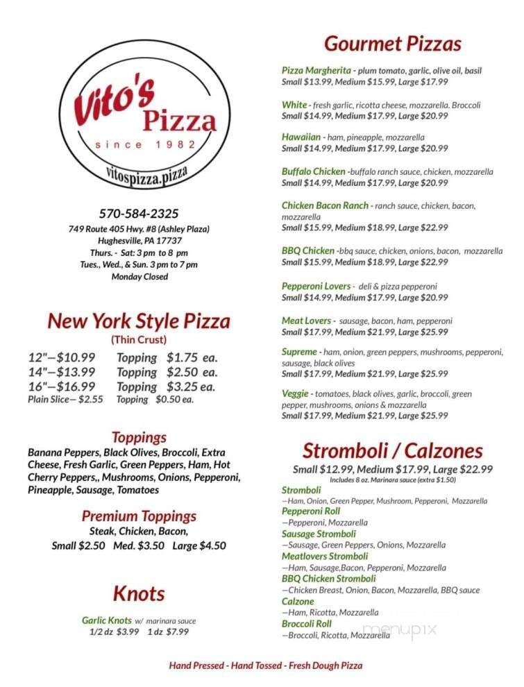 Vito's Pizza - Hughesville, PA