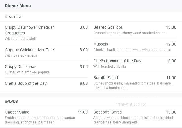 The Queens Head Restaurant and Eurobar - St Petersburg, FL menu_pic