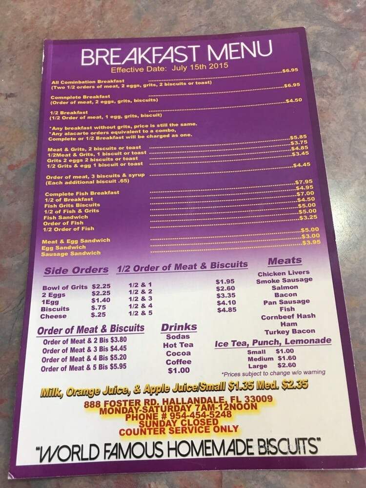 Sonny's Restaurant - Hallandale Beach, FL