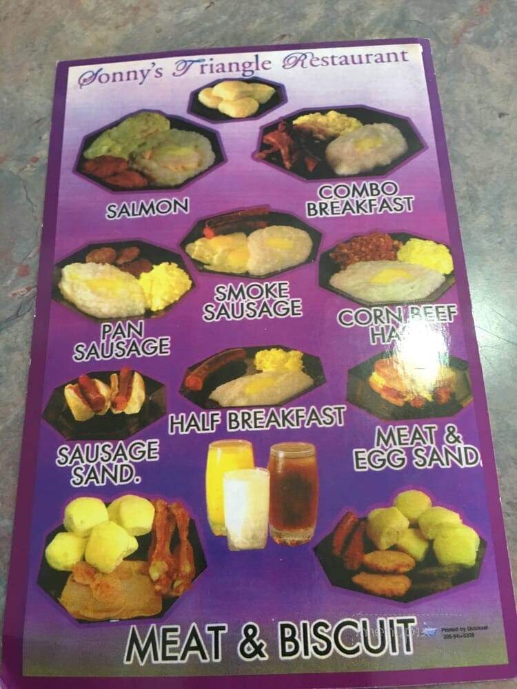 Sonny's Restaurant - Hallandale Beach, FL menu_pic
