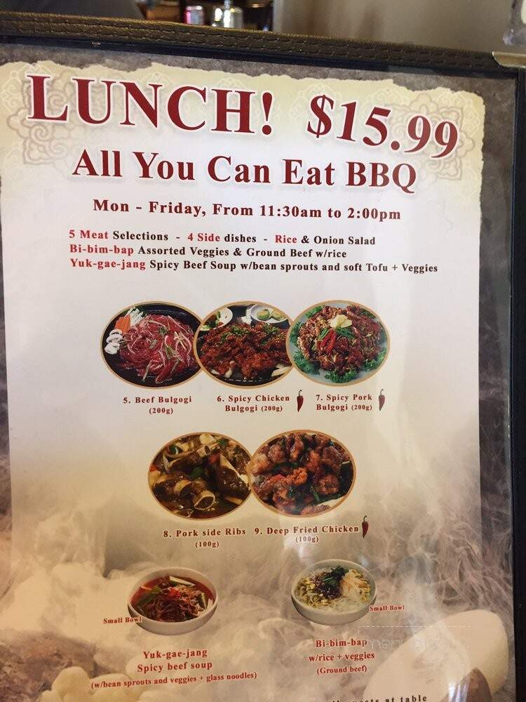 Seoul Korean BBQ - Calgary, AB menu_pic