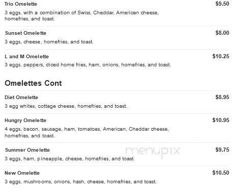 Daybreak Family Restaurant - West Bridgewater, MA menu_pic