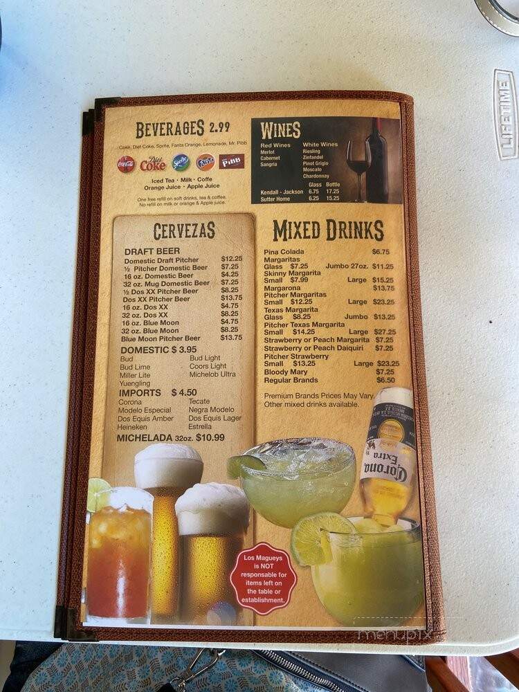 Los Magueyz - Dallas, GA menu_pic
