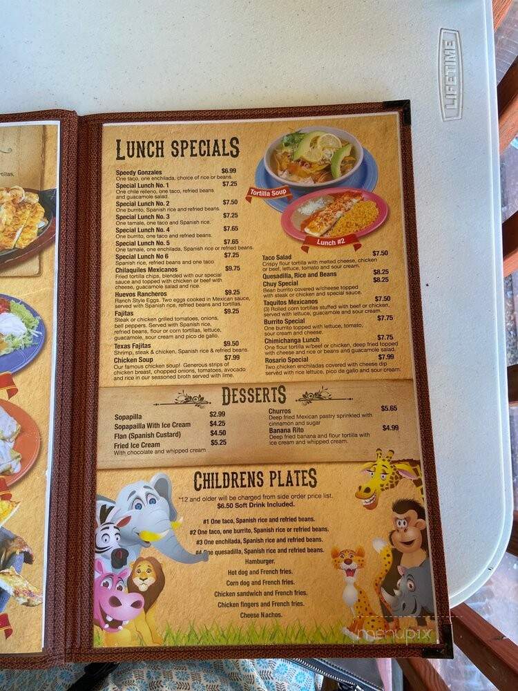 Los Magueyz - Dallas, GA menu_pic