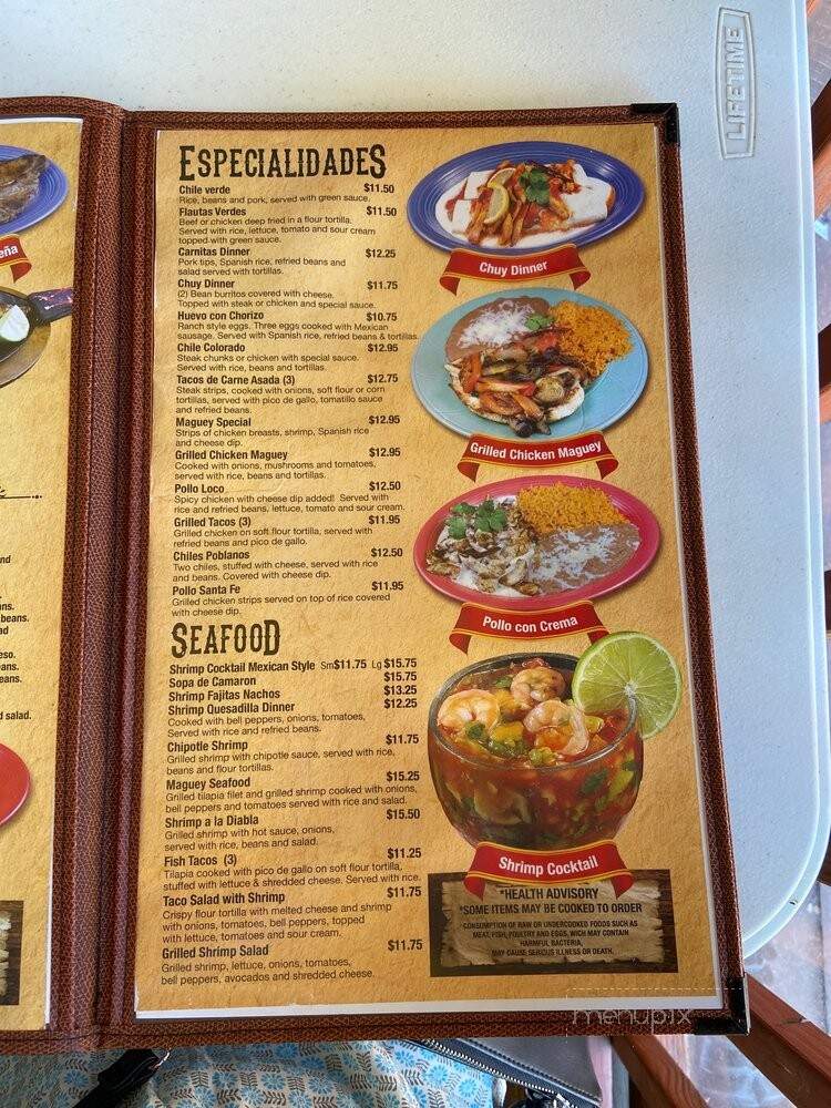Los Magueyz - Dallas, GA menu_pic