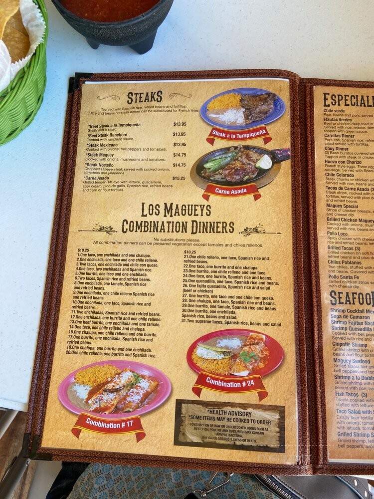 Los Magueyz - Dallas, GA menu_pic