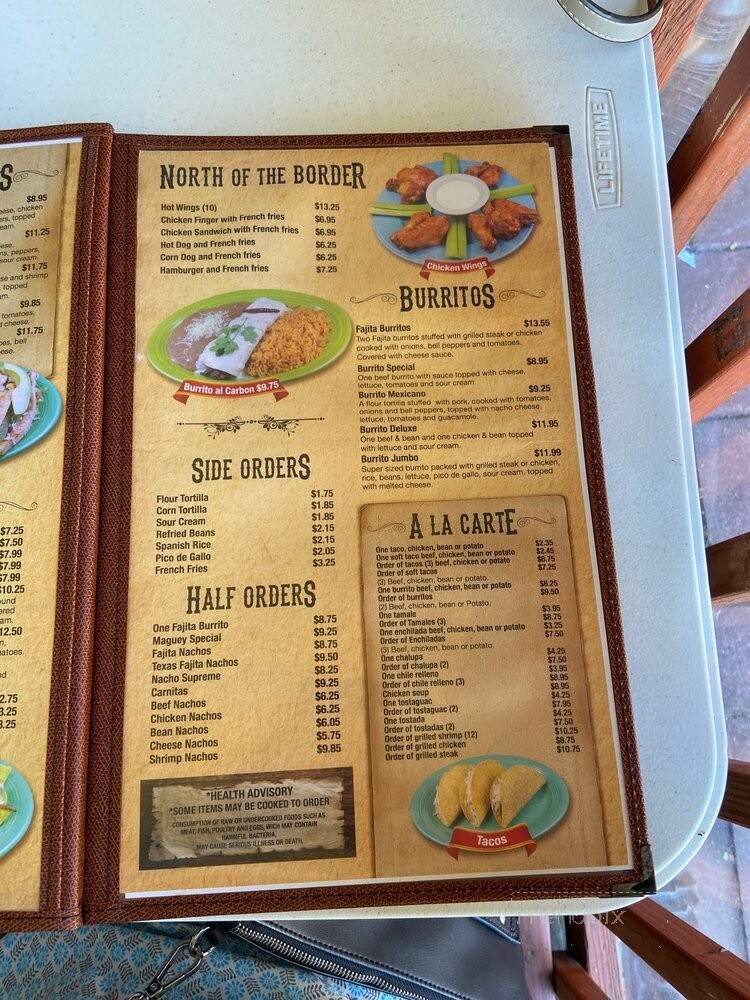 Los Magueyz - Dallas, GA menu_pic