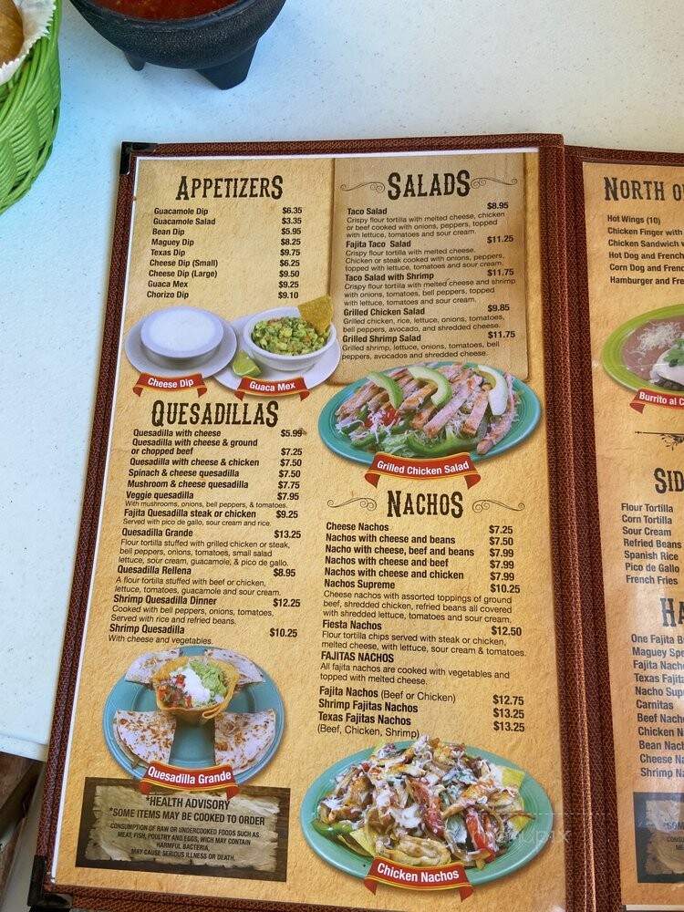 Los Magueyz - Dallas, GA menu_pic