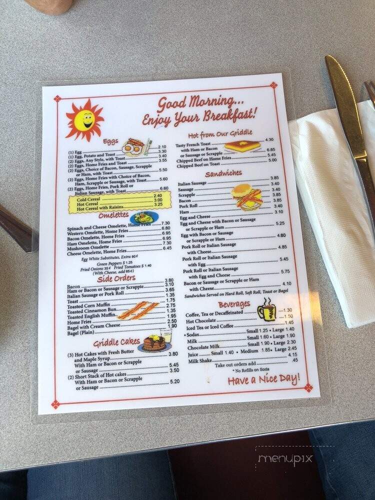 Angelo's Glassboro Diner - Glassboro, NJ menu_pic