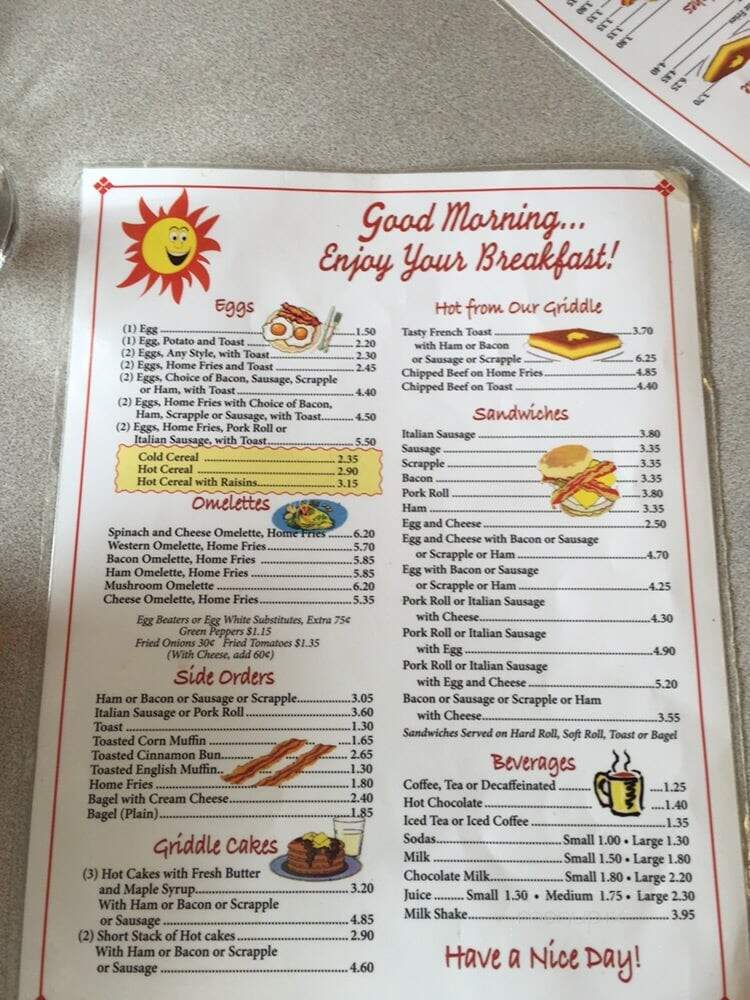 Angelo's Glassboro Diner - Glassboro, NJ menu_pic