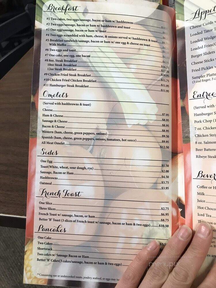 Better B Cafe - New Town, ND menu_pic