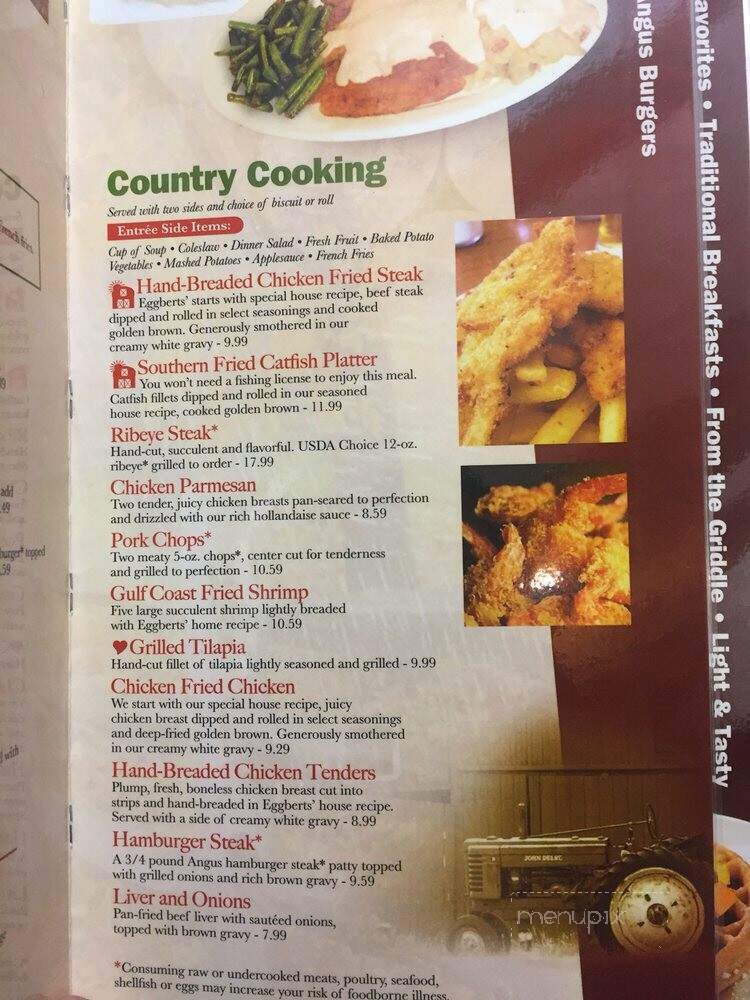 Eggbert's - Claremore, OK menu_pic