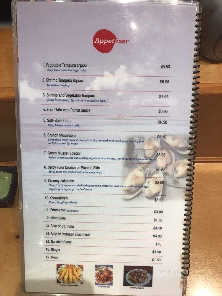 Sushi & Wasabi - Agoura Hills, CA menu_pic