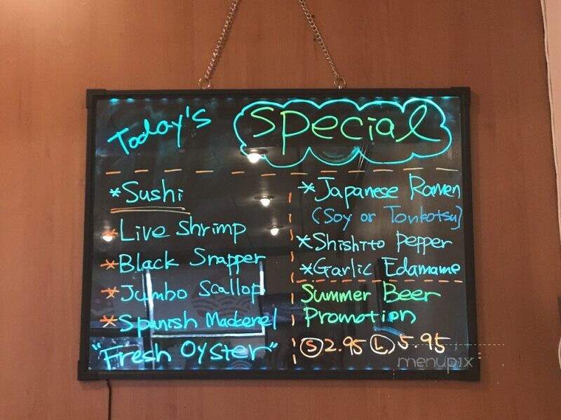 Sushi & Wasabi - Agoura Hills, CA menu_pic
