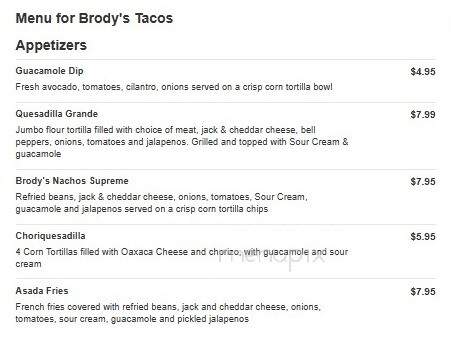 Brody's Tacos - Milford, UT