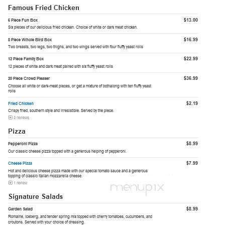 Golden Corral - Gainesville, GA menu_pic