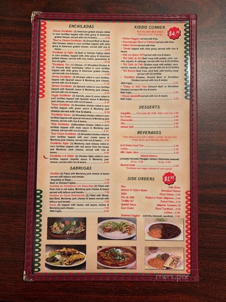 Los Ramirez Mexican Restaurant - Houston, TX menu_pic