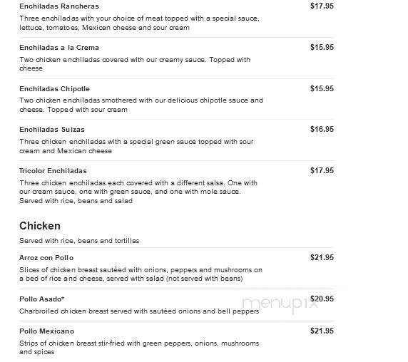 El Agave Richland - Richland, WA menu_pic