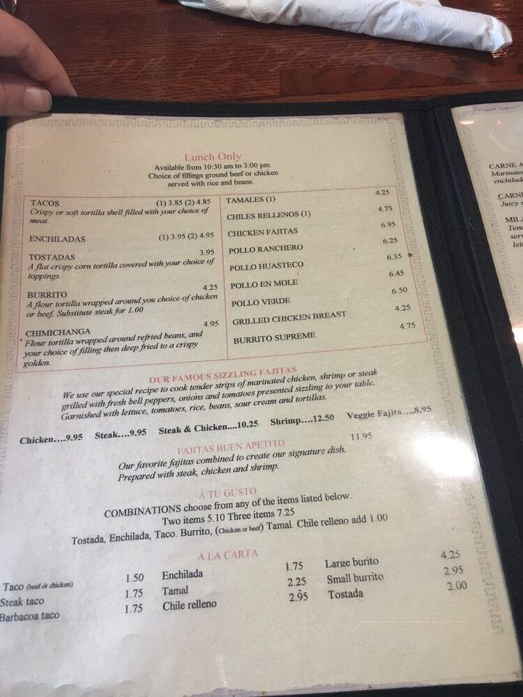 Buen Apetito North - Danville, IL menu_pic