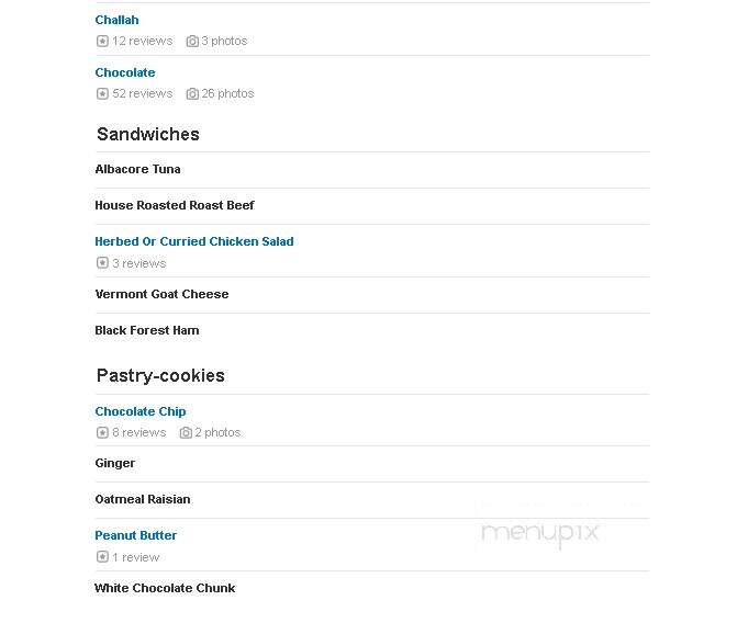 Kneaded Bread Incorporated - Port Chester, NY menu_pic