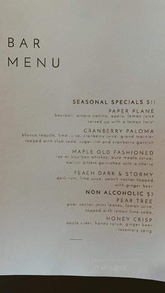 The Filling Station - Kingston, WA menu_pic
