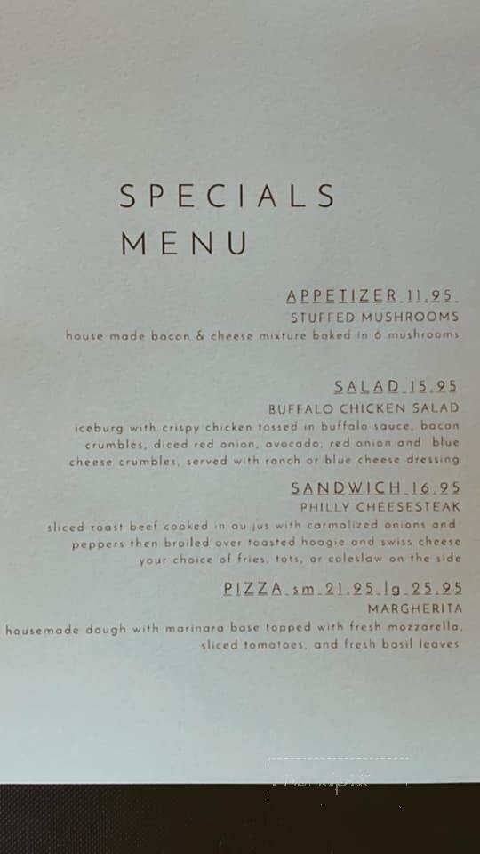 The Filling Station - Kingston, WA menu_pic