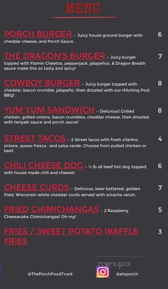 Wood and Bean - Tyler, TX menu_pic