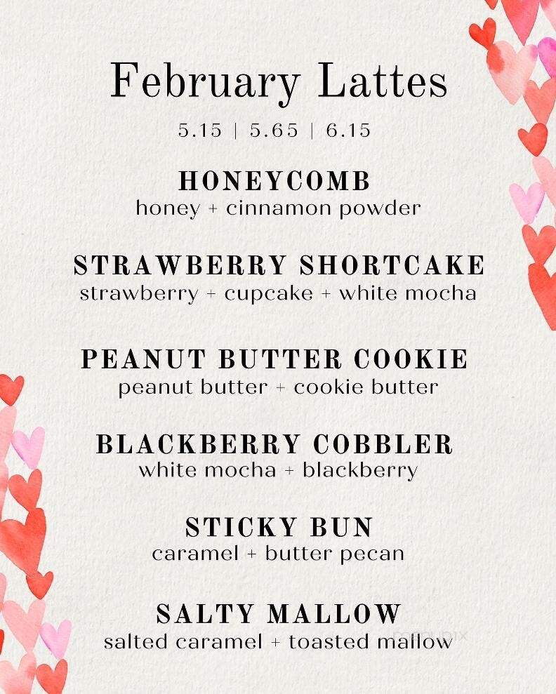 Urban Prairie Coffee - Mission, KS menu_pic