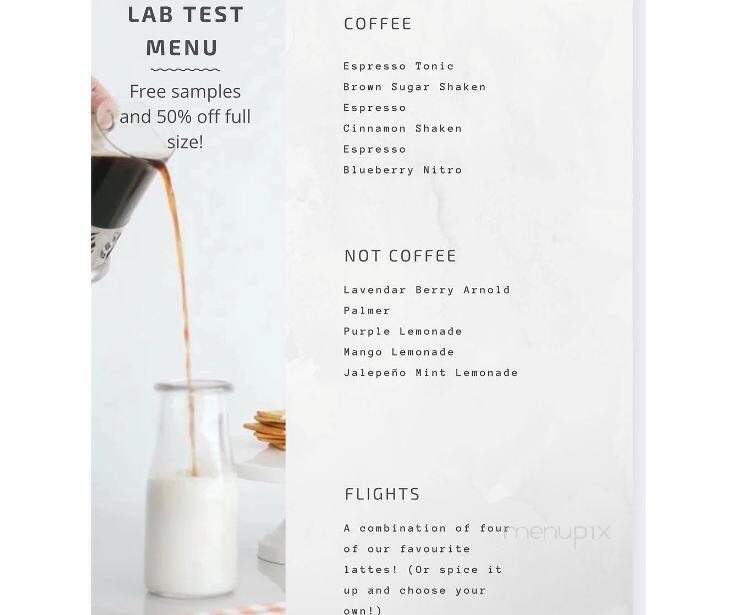 Urban Prairie Coffee - Mission, KS menu_pic