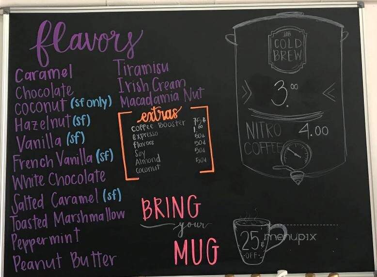 Barefoot Brew - Elizabethtown, NC menu_pic