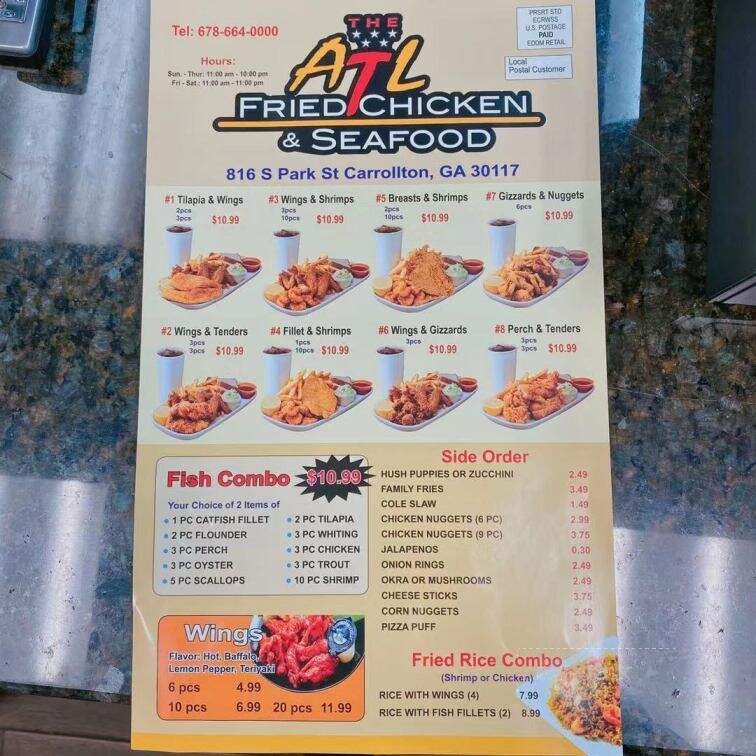 ATL Fried Chicken and Seafood - Carrollton, GA