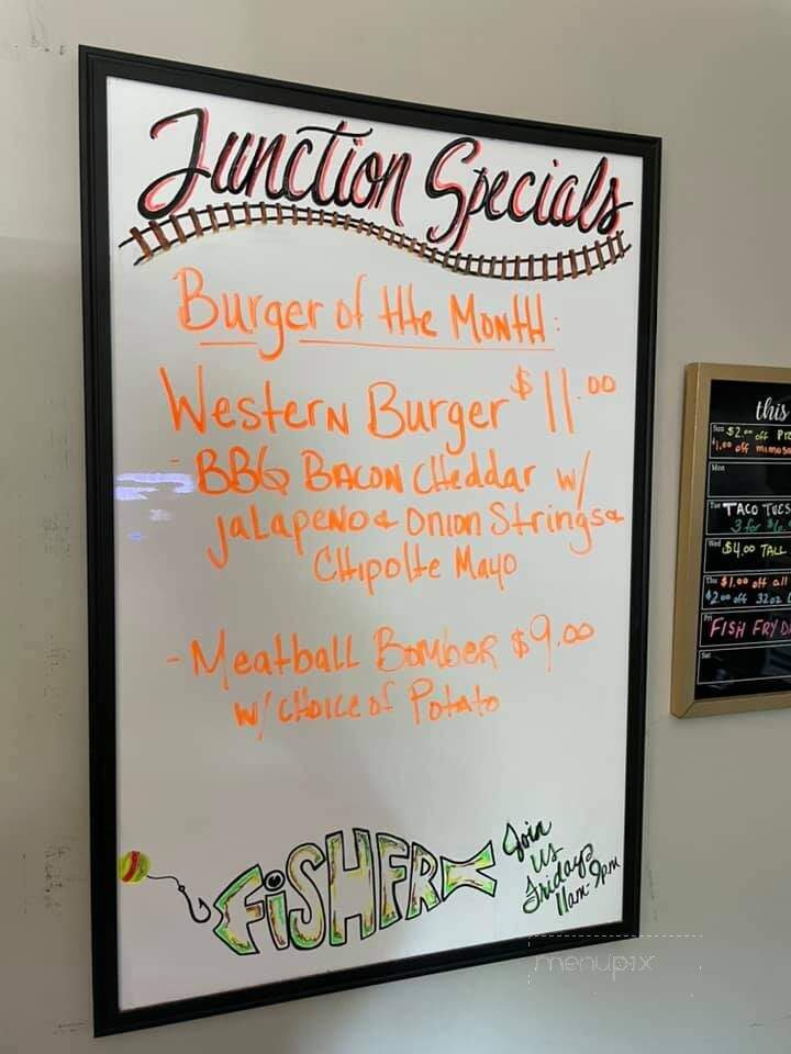 Junction Pub and Grill - Sturtevant, WI menu_pic