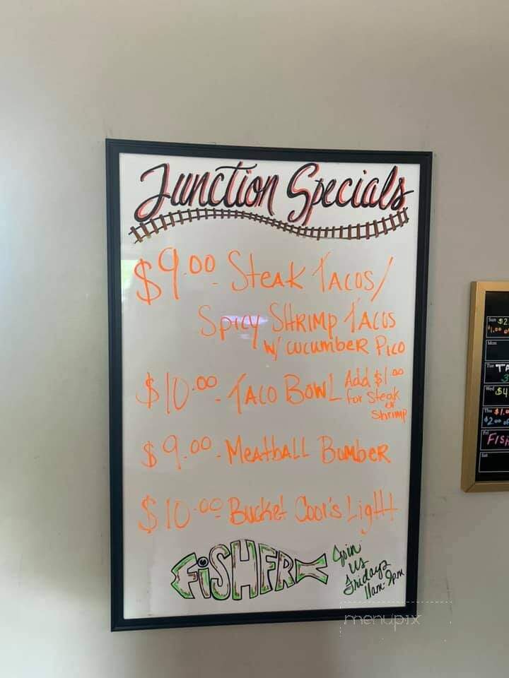 Junction Pub and Grill - Sturtevant, WI menu_pic