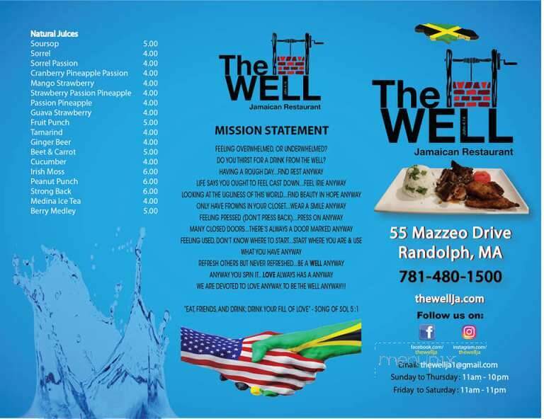 The Well Jamaican Restaurant - Randolph, MA