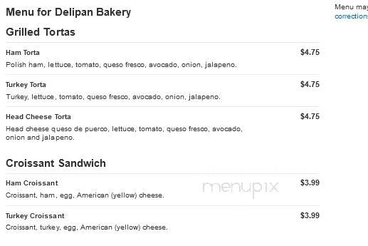Delipan Bakery - Provo, UT menu_pic