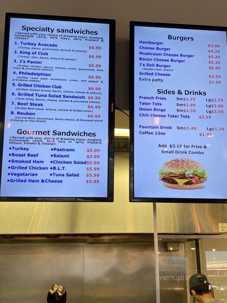 J's Deli - Dallas, TX menu_pic