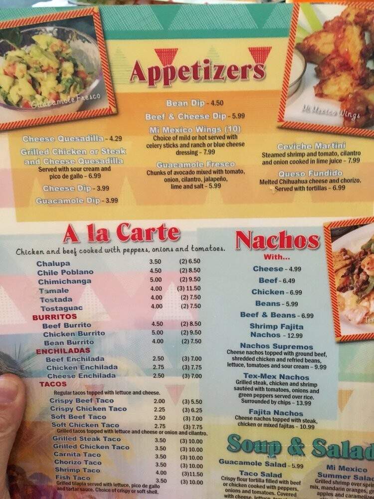 Mi Mexico Mexican Restaurant - New Smyrna Beach, FL menu_pic