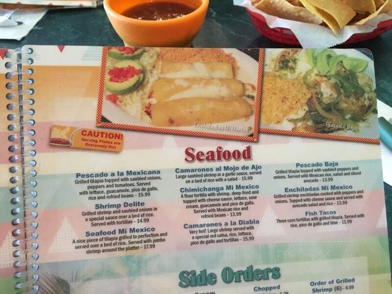 Mi Mexico Mexican Restaurant - New Smyrna Beach, FL menu_pic