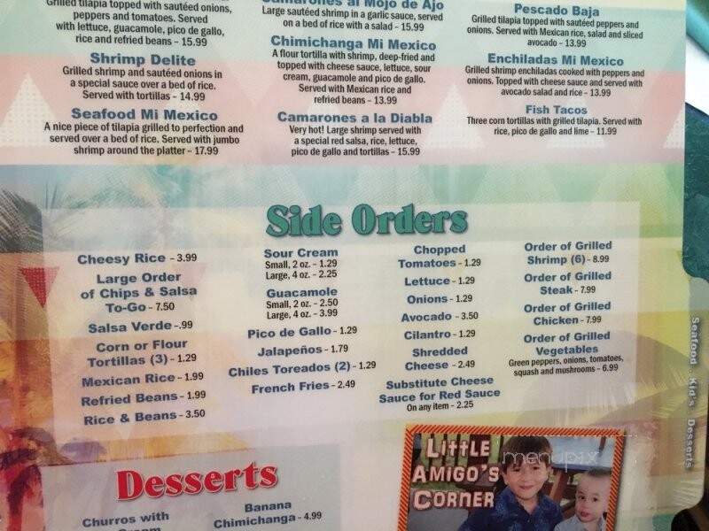 Mi Mexico Mexican Restaurant - New Smyrna Beach, FL menu_pic