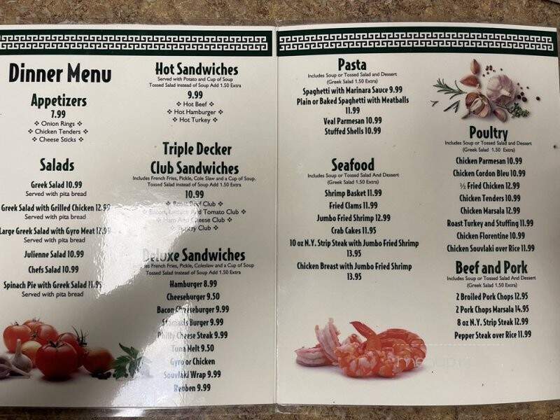 Stamatis Family Restaurant - Fort Myers, FL menu_pic