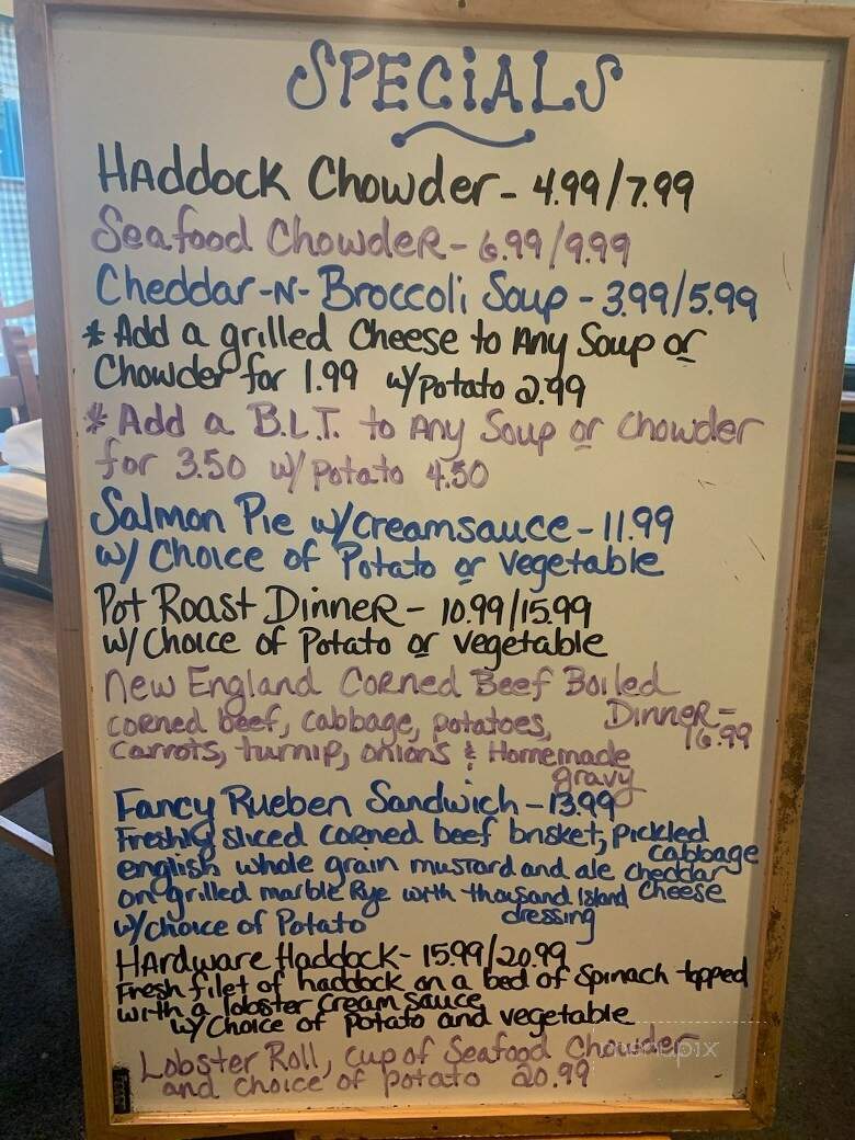 Sunnyside Restaurant - Springvale, ME menu_pic