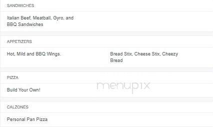 Cheeseheads Pizzeria - Fulton, MS menu_pic