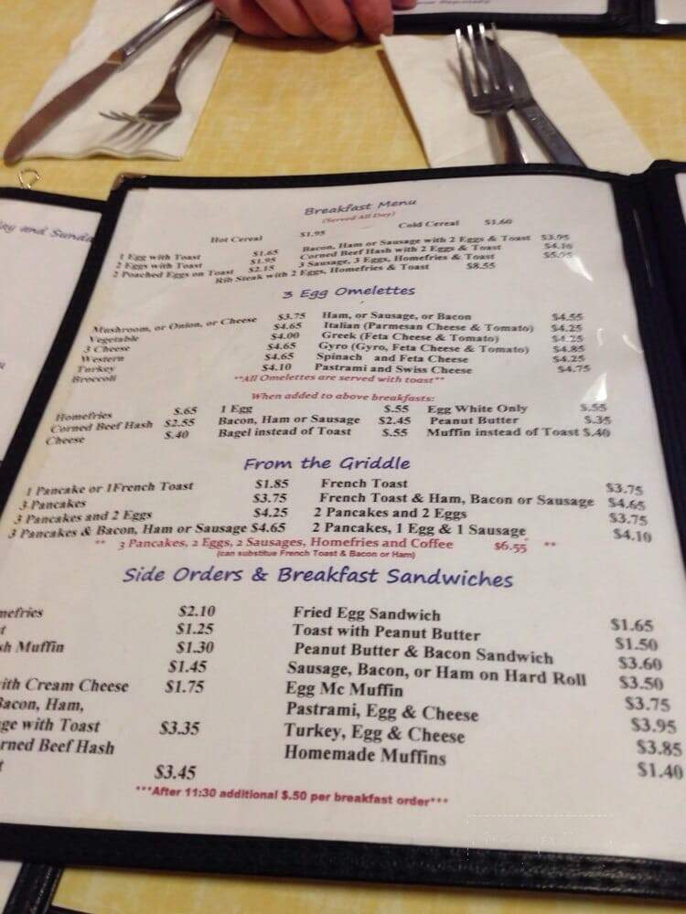 Rolando's Diner - Binghamton, NY menu_pic