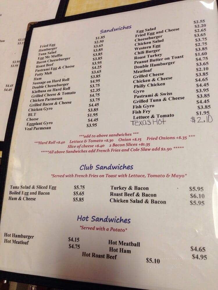 Rolando's Diner - Binghamton, NY menu_pic